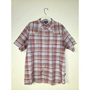 Patagonia XL Plaid Shirt Worn Wear Multicolor 100% Polyester